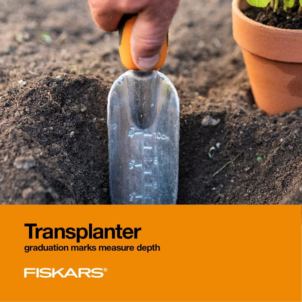 Fiskars Ergo Gartenwerkzeug-Set Recyclable Package schwarz/orange, Recyclable Package