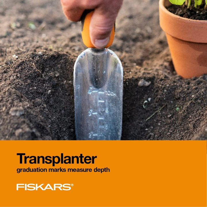 Fiskars Ergo Gartenwerkzeug-Set Recyclable Package schwarz/orange, Recyclable Package