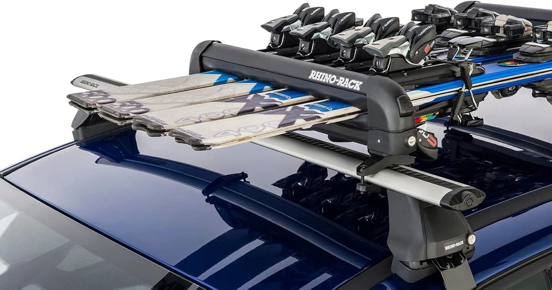 Rhino-Rack-Träger für Ski, Snowboards, Angelruten, Paddel, Skateboards, Wasserski, Wakeboard und meh