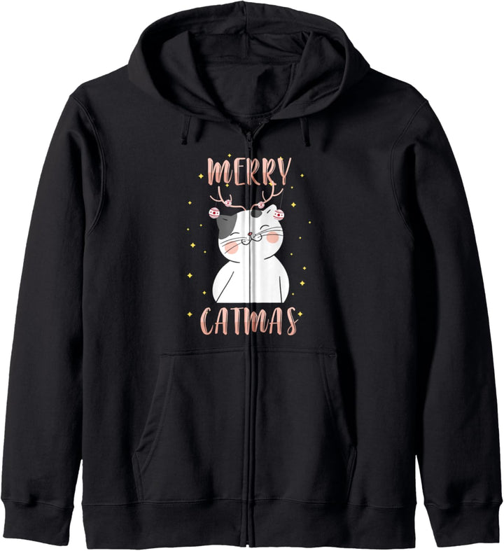 Weihnachten Katze Kapuzenjacke