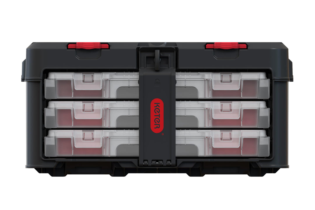 Keter Stack & Roll Heavy Duty DIY 3 Organizer Werkzeug Aufbewahrungs-Set DIY 3 Organizer Werkzeug Au