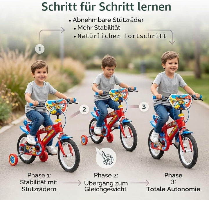 TOIMSA Unisex Jugend Paw Patrol Fahrrad, bunt, 46