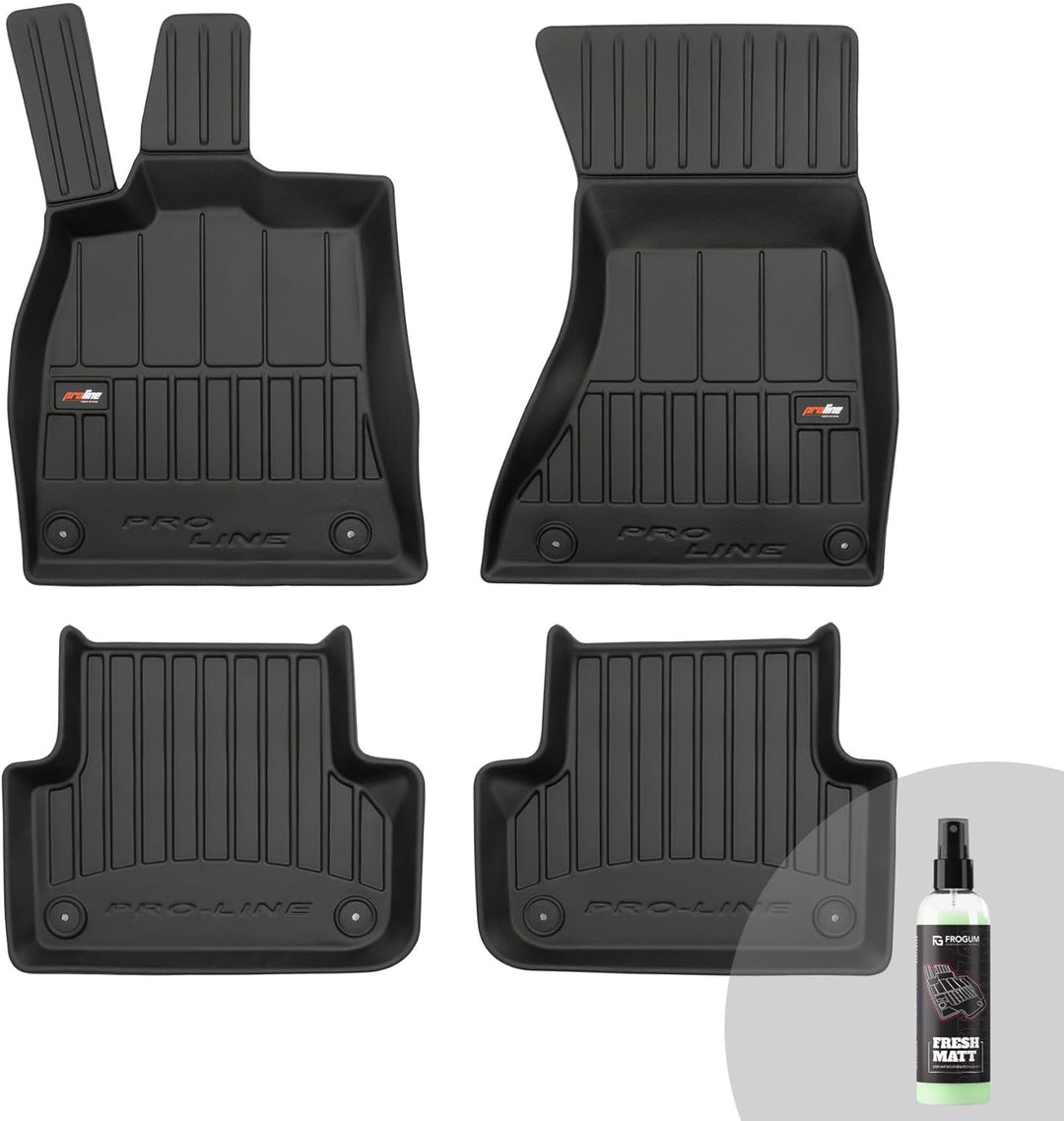 FROGUM ProLine 3D Gummimatten Exklusiven Auto Fussmatten Autofussmatten für Audi A5 8T 2009-2016 | D