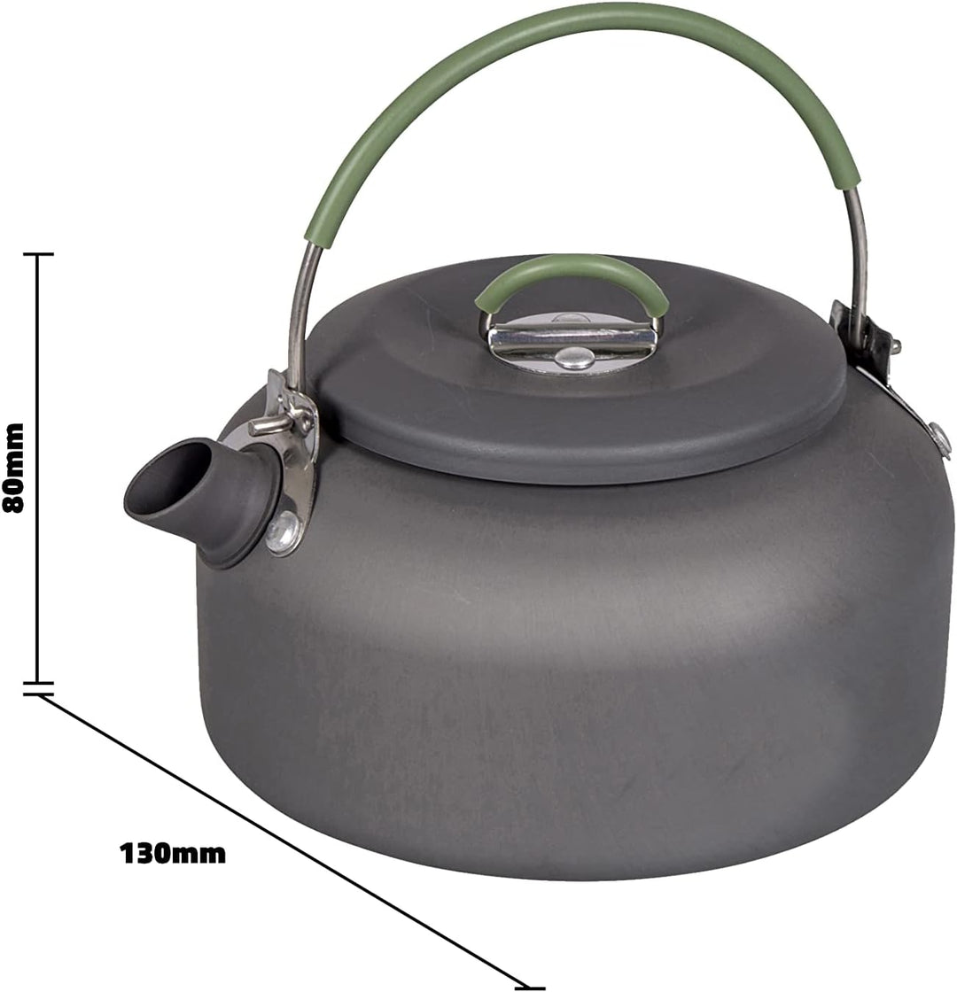 Bo-Camp Alu Kessel Camping Kessel Wasserkocher Teekessel Wasserkessel Kochkesssel Aluminium 0,8 L