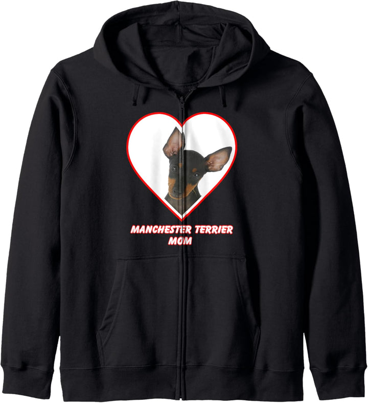 Manchester Terrier Dog Mom Kapuzenjacke