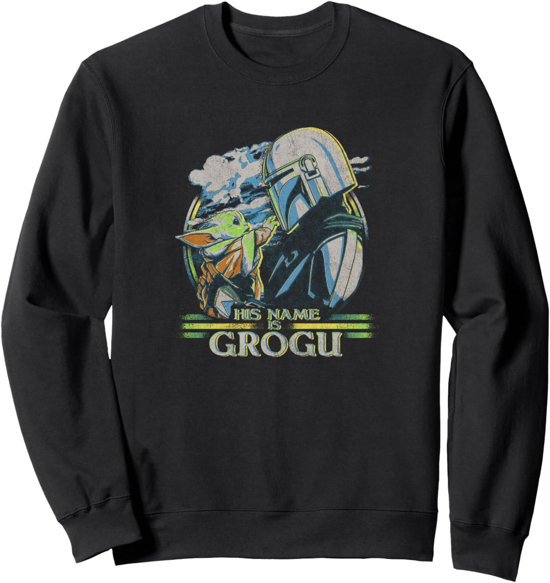 Star Wars: The Mandalorian & The Child His Name Is Grogu Sweatshirt