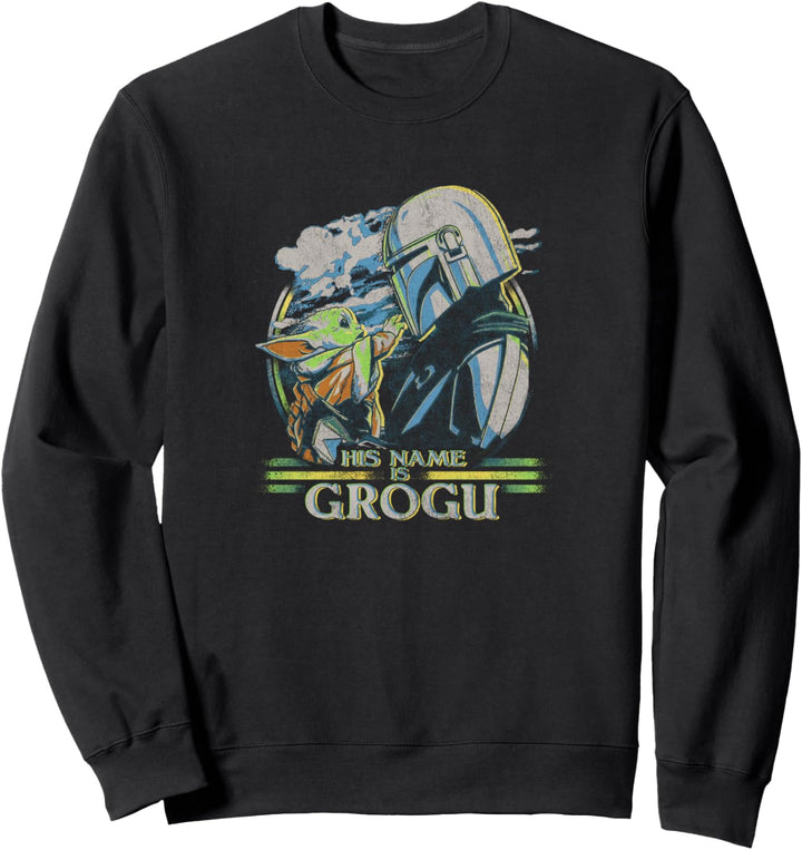 Star Wars: The Mandalorian & The Child His Name Is Grogu Sweatshirt