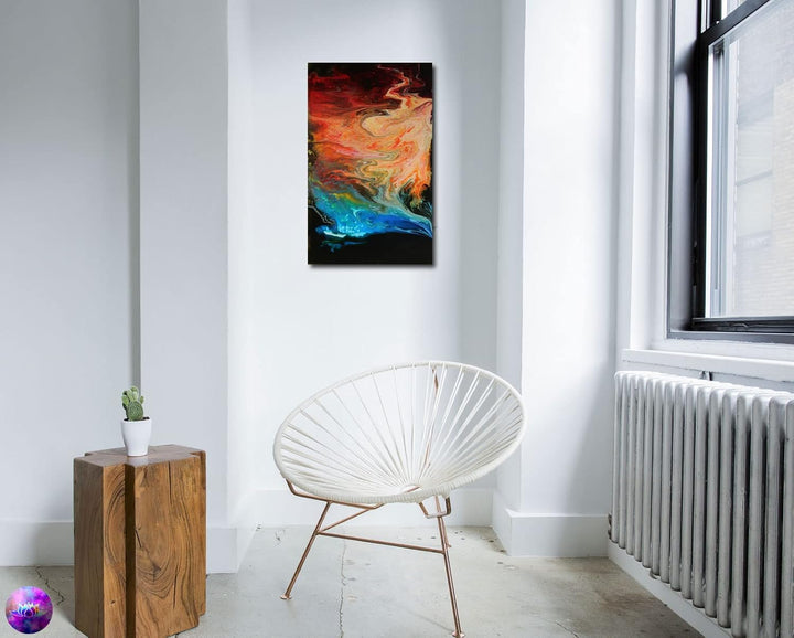 Original Gemälde Abstrakte Malerei - moderne hochglanz Wandbilder - Resin Art Kunst Bild Harz Unikat