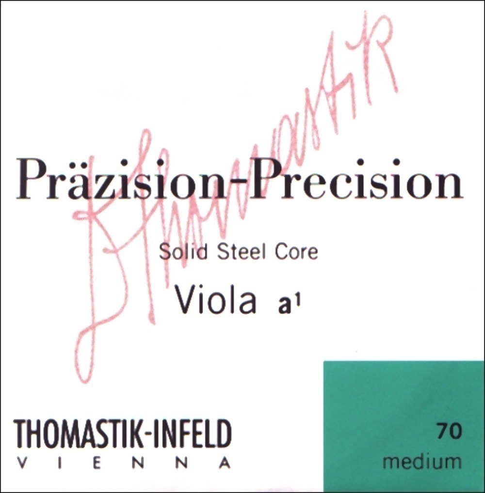 Thomastik Einzelsaite für Viola 4/4 Präzision - A-Saite Vollstahlkern, Chromstahl umsponnen, weich