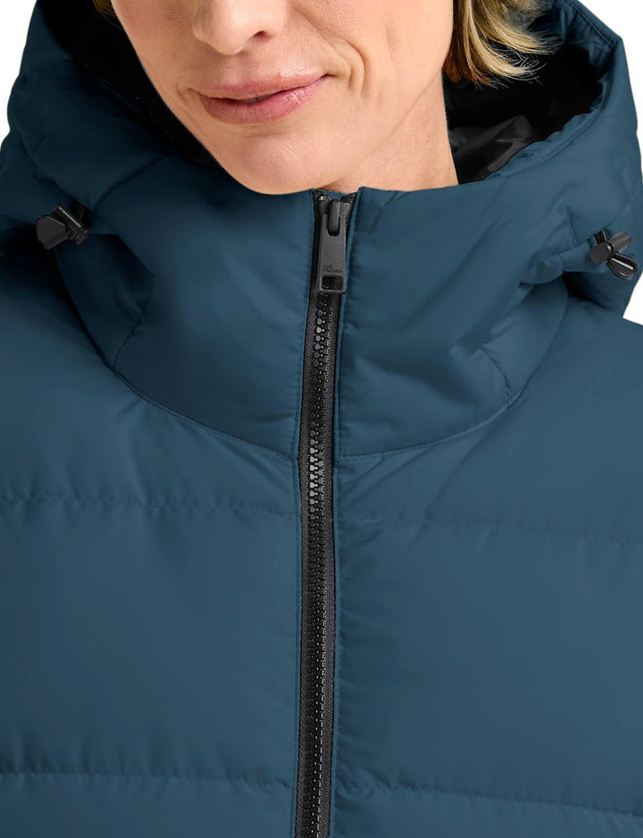 Jack Wolfskin Damen Frozen Palace Coat W Rds Mantel S aluminium blue, S aluminium blue
