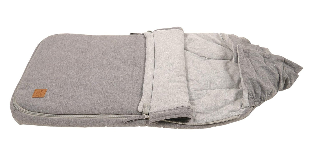 Kaiser 6578223 Sommer Fusssack Jessy Jersey, Fb. anthracite, Perfekt für warme Tage geeignet, 6-36 M