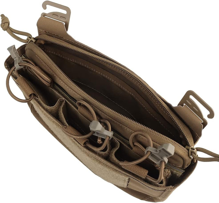 G-Hook DOPE Front Flap Double Stack Abdominal Fanny Pack Dreifache Magazintasche für Tactical Chest