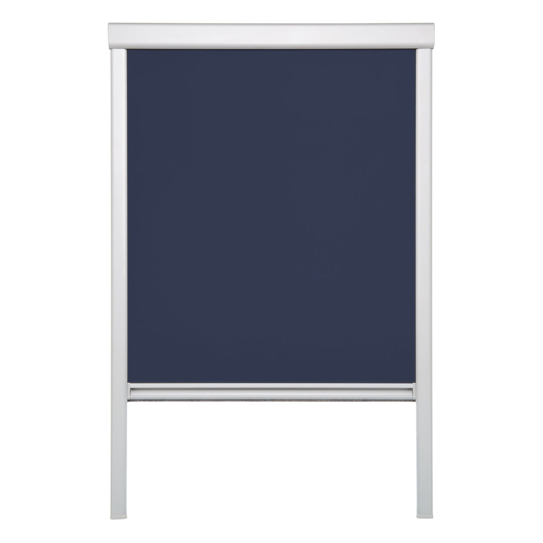 Lichtblick Dachfenster Rollo Skylight SK08 blau B3 x H122 cm Blau, B3 x H122 cm Blau