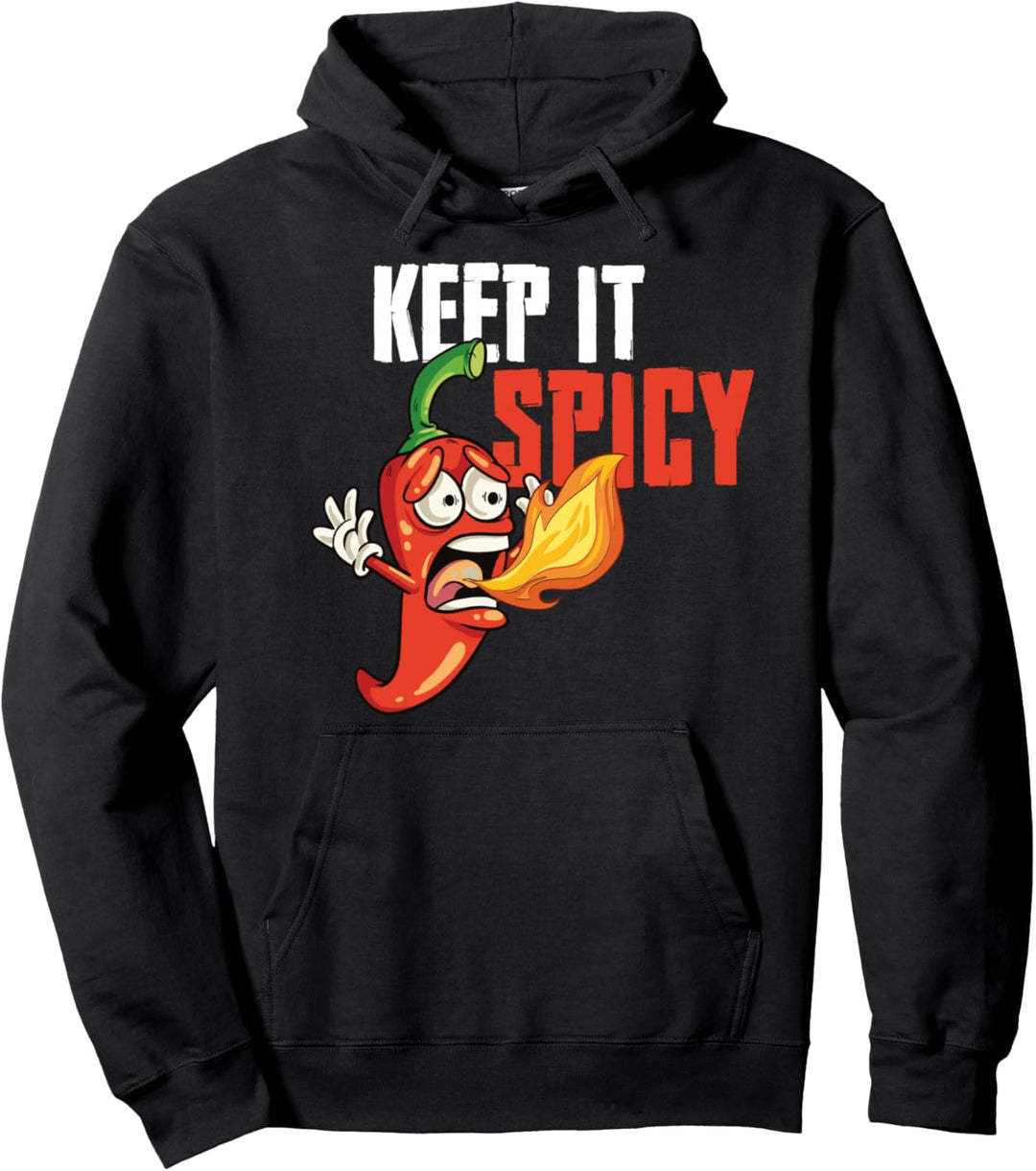 Halten Sie es scharf Chili Scharfer roter Pfeffer Jalapeno Pullover Hoodie