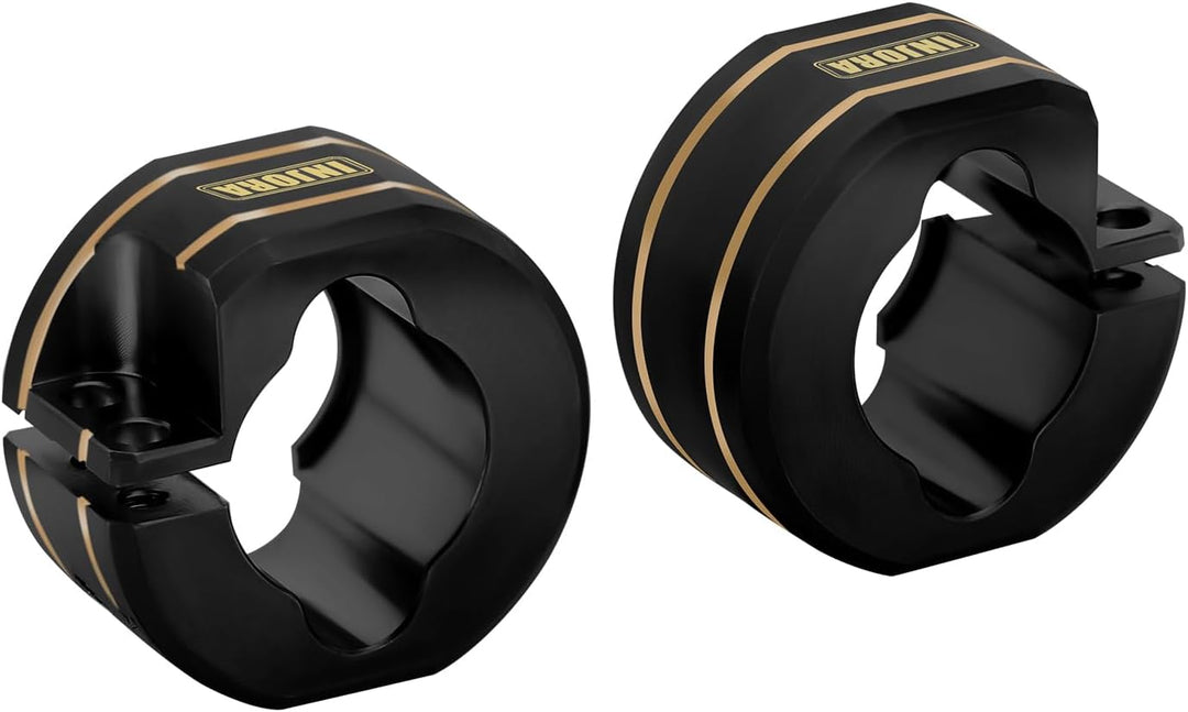 INJORA Messing Hinterachs-Gegengewichte 14g/Stück Upgrade-Teil für TRX4M 1/18 RC Crawler, Schwarz