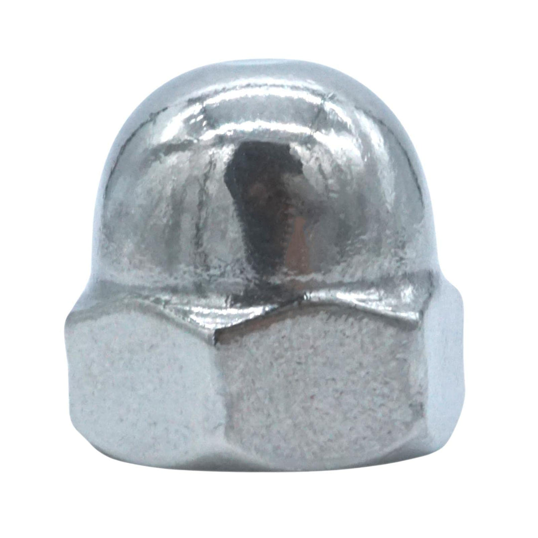EZOTec - 50 Stück Hutmuttern hohe Form M12 DIN 1587 - Edelstahl V2A A2 - Schlüsselweite (SW) 19 M12