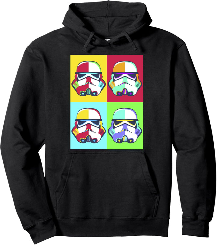 Star Wars Trooper Neon Pop Panels Pullover Hoodie