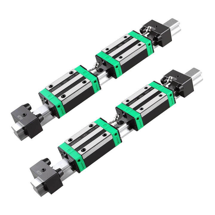 CNCMANS HGH20/HGR20 Linearführung 2 Stücke HGR20 800mm linearschiene mit 4 Stücke Begrenzungsblock u