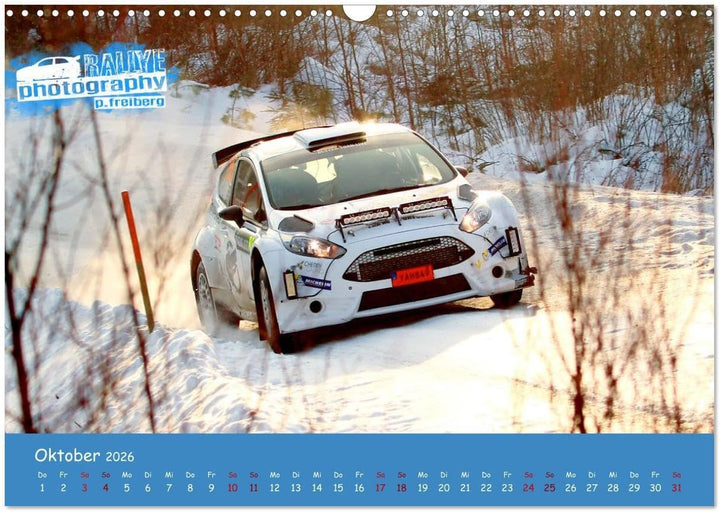 WRC Schweden White Open 2026 (Wandkalender 2026 DIN A3 quer), CALVENDO Monatskalender: Impressionen