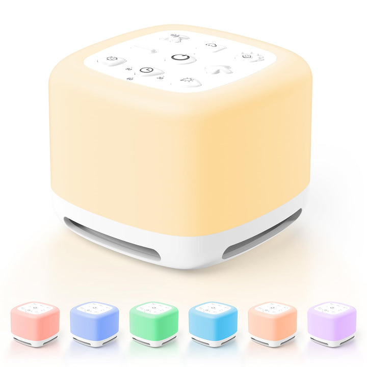 3 IN 1 White Noise Machine mit Licht, [40 Klänge und 7 Nachtlicht ] Weisses Rauschen für Besseren Sc
