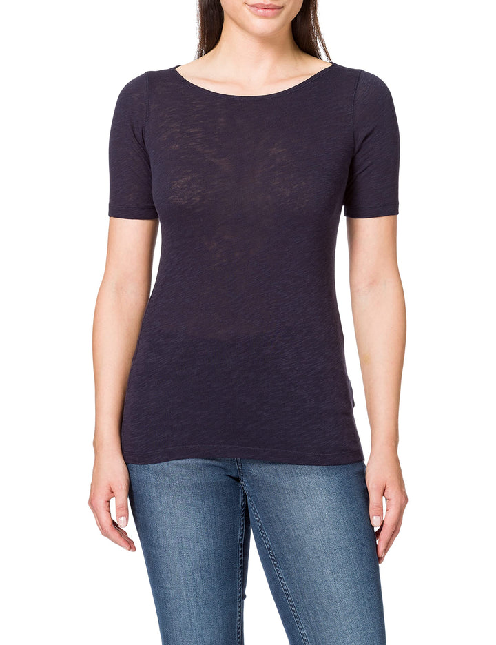 Marc O'Polo Damen 51399 T Shirt XXS Blau, XXS Blau