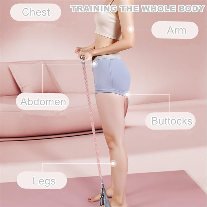 Bauchmuskel-Bänder mit Fusspedal,120lb Sit-Up Trainingsgeräte,Yoga & Home-Gym – Bodybuilding Expande