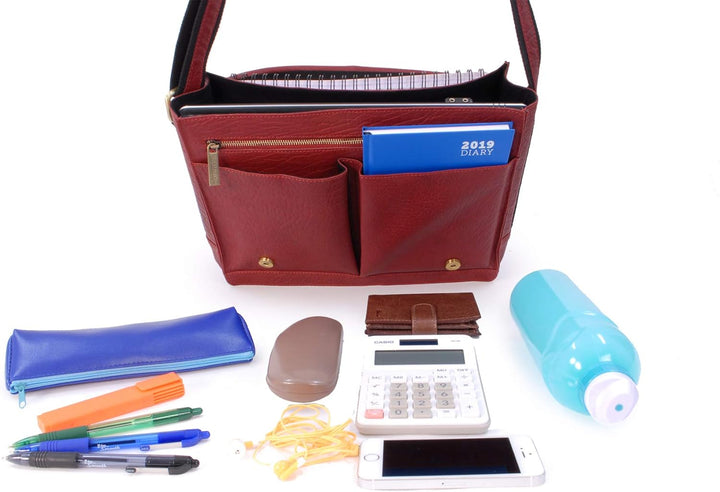 Bucklestone - Umhängetasche/Messenger/Schultertasche - Laptop/iPad/Tablet PC - Leder - LANCASTER (M)