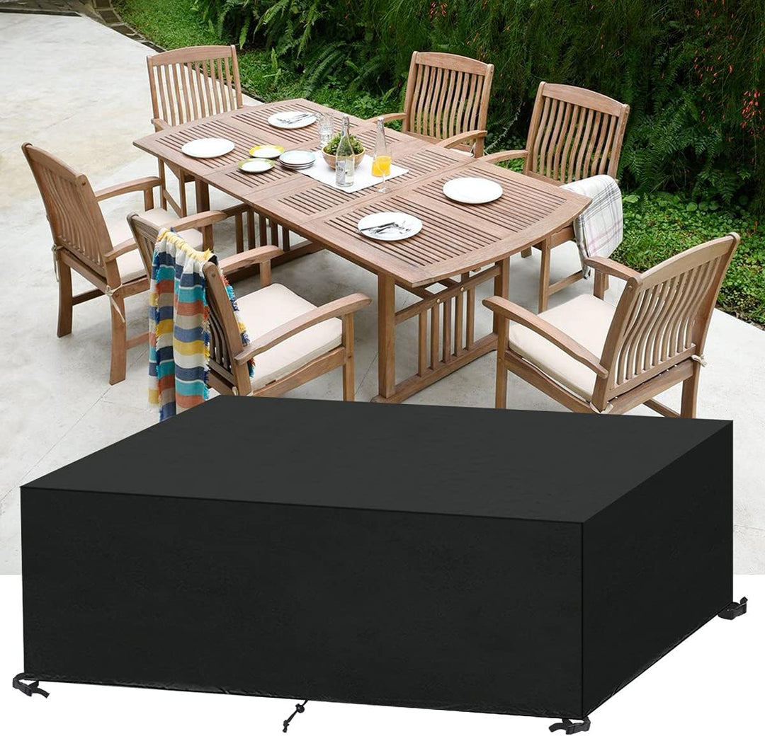Abdeckung für Gartenmöbel Wasserdicht Abdeckplane Gartenmöbel Winddicht, UV-Beständiges, Schwerlast
