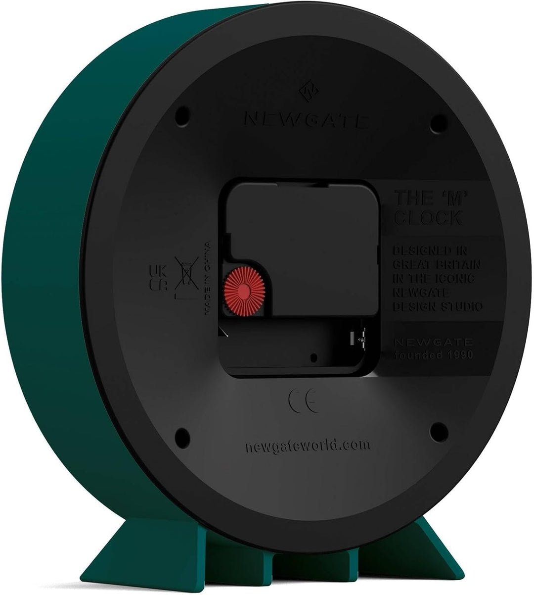 NEWGATE® M Mantel - Silent Sweep Kaminuhr - 'No Tick' - Moderne Kaminuhr - Kleine Uhr - Wohnzimmeruh