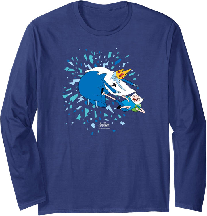 Adventure Time Ice Battle Langarmshirt