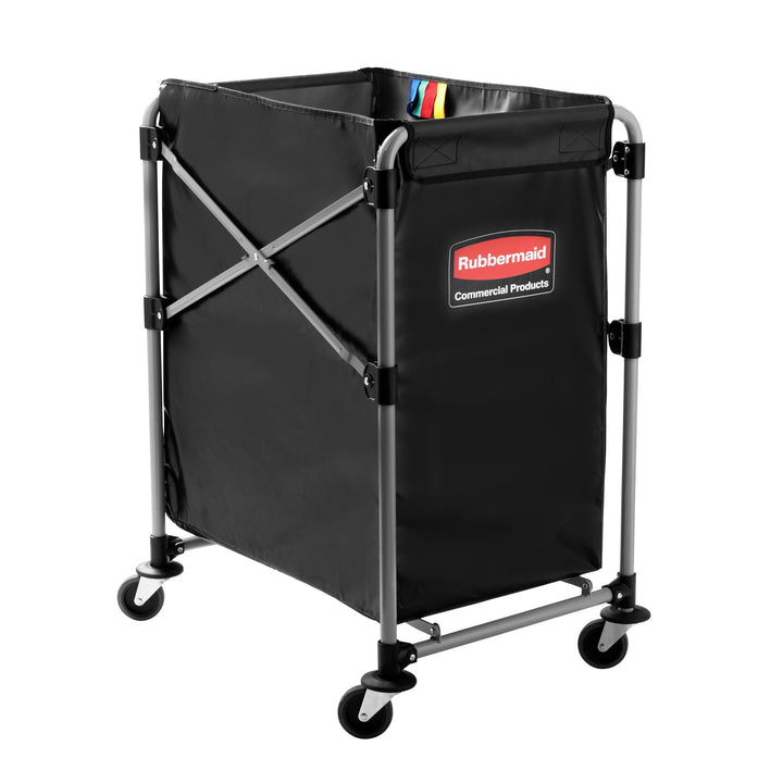 Rubbermaid Commercial Products Wäschewagen-Rahmen X-Cart , zusammenklappbar, 150 l, Grau 150 L, 150