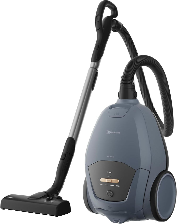 Electrolux 700 Silent Staubsauger mit Beutel EB71U2LDB, Ultra leise 59 dB, AllFloor Bürste für alle