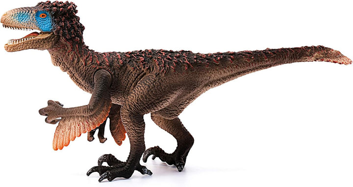 SCHLEICH Dinosaurs | Utahraptor 14582 | detailgetreuer Dino mit beweglichem Kiefer und Armen | tolle