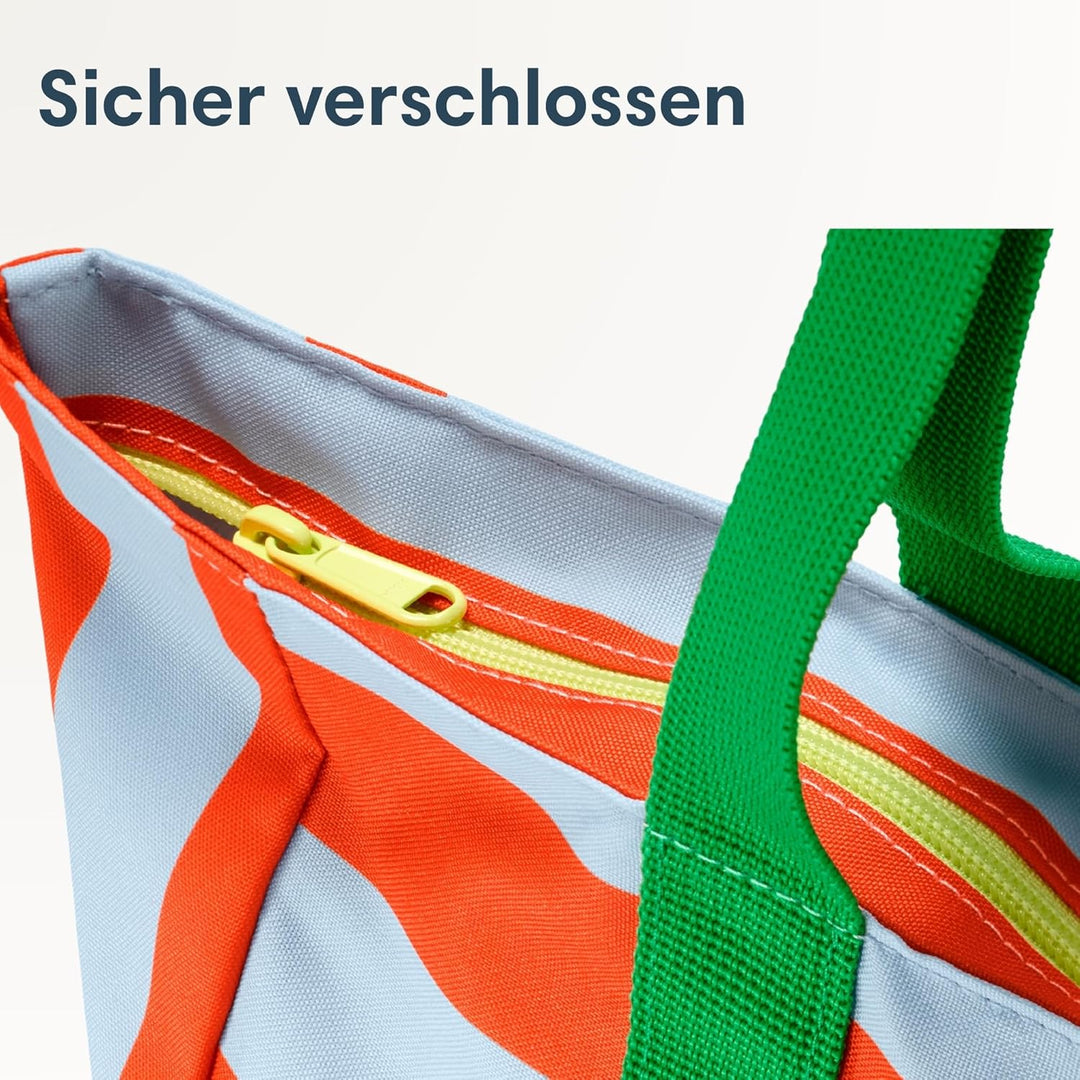 LARKSON Strandtasche Damen & Herren - Linn - Grosse Beach Bag für Strand, Schwimmbad, Pool - Tote Ba