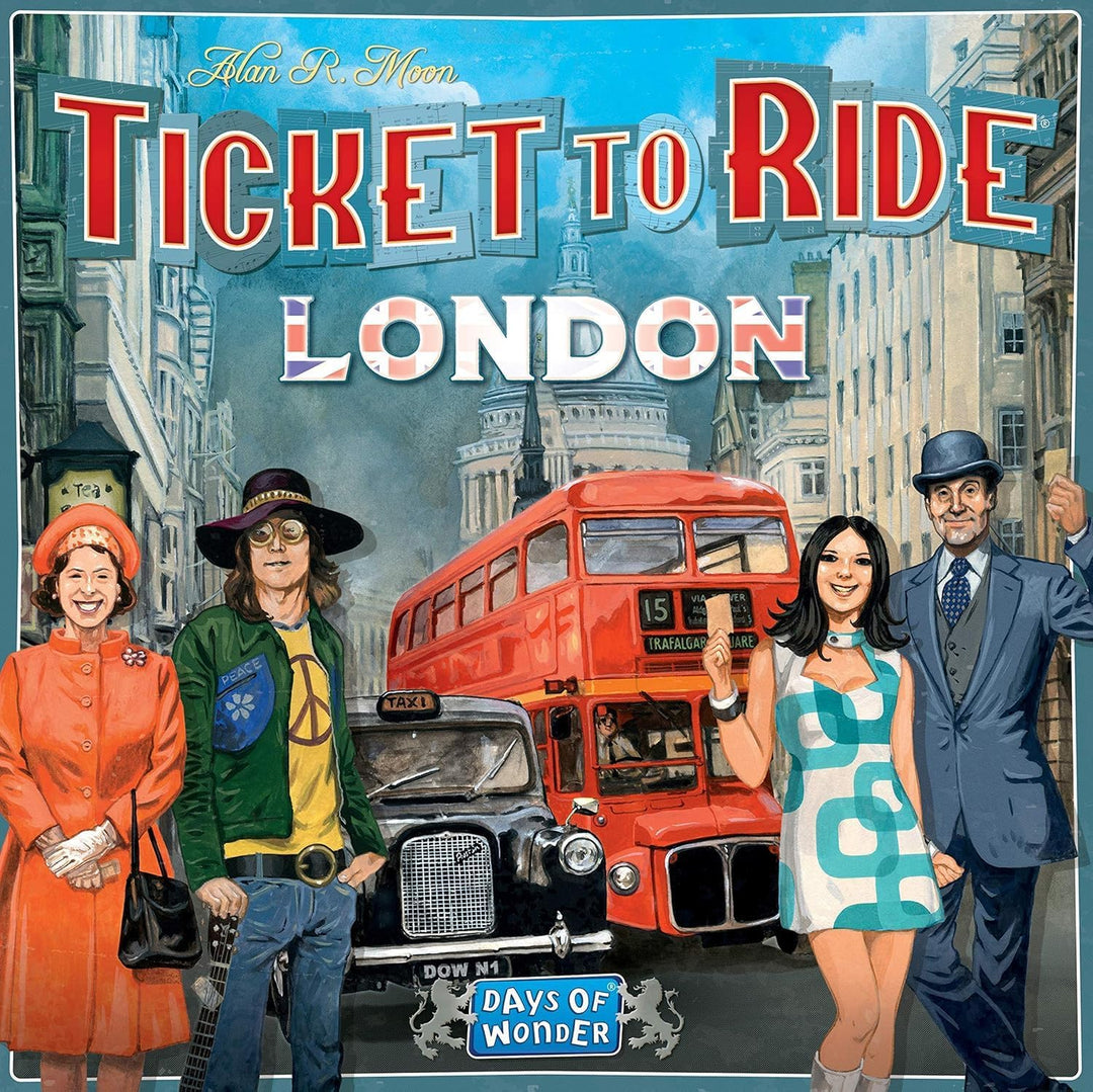 Days of Wonder, Ticket to Ride London Board Game, Ages 8+, for 2 to 4 Players, Average Playtime 10-1