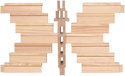 Kapla 100er Box Original Holz Bausteine Plättchen Klötze