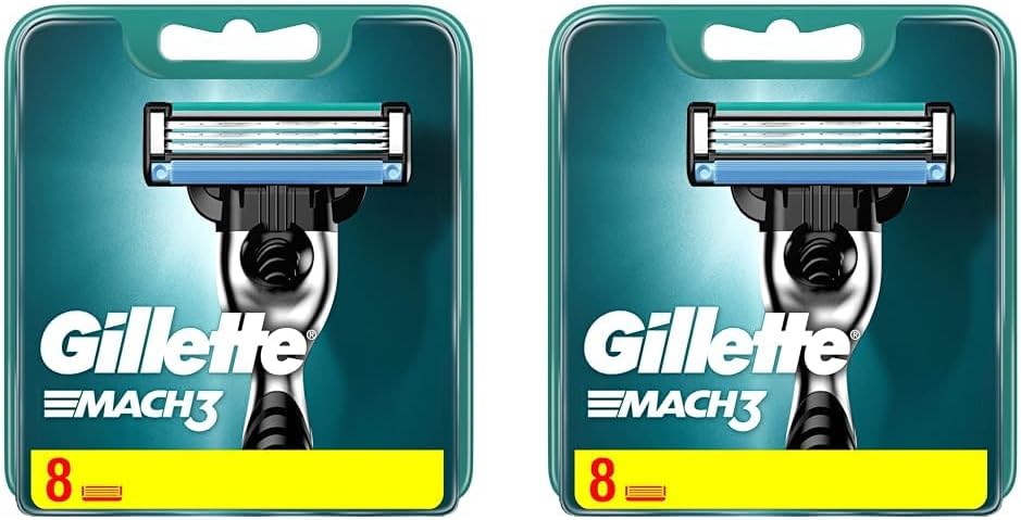 Gillette Mach3 Klingen, 8 Stück (2er Pack), 8 stück (2er Pack)