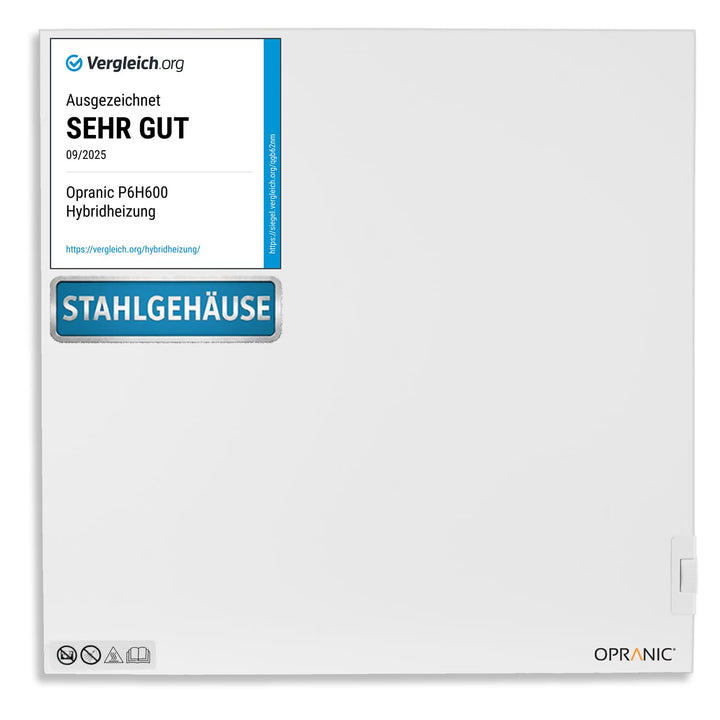 Infrarot Hybridheizung mit Thermostat | 5 Jahre Garantie | Infrarotheizung Wandmontage oder Infrarot