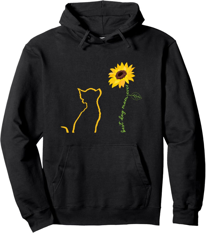 Damen Chihuahua Mom Best Dog Mom Ever Sonnenblume Geburtstag Pullover Hoodie