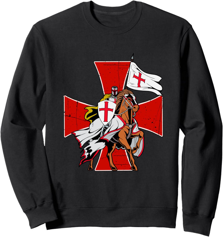 Tempelritter auf Pferd Geschenk Sweatshirt