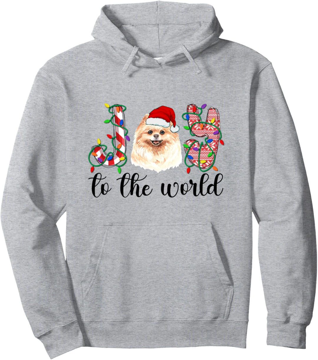 Zwergspitz, Weihnachts-Pomeranian Pullover Hoodie
