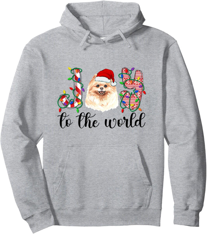 Zwergspitz, Weihnachts-Pomeranian Pullover Hoodie