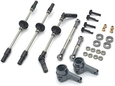 Iegefirm Upgrade der ZahnräDer der StahlzahnradbrüCke für B14 B24 C14 C24 C34 C44 B16 B36 1/16 RC Au