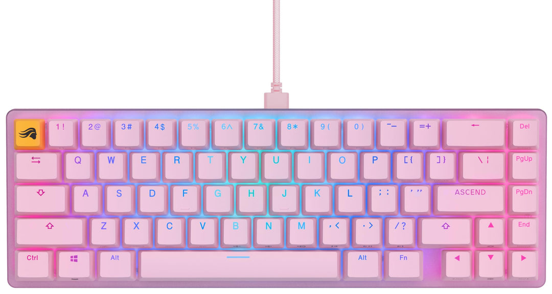 GLORIOUS Gaming GMMK 2 Compact (65%) - Mechanisches Gaming-Keyboard, Aluminiumrahmen, anpassbar, Dou