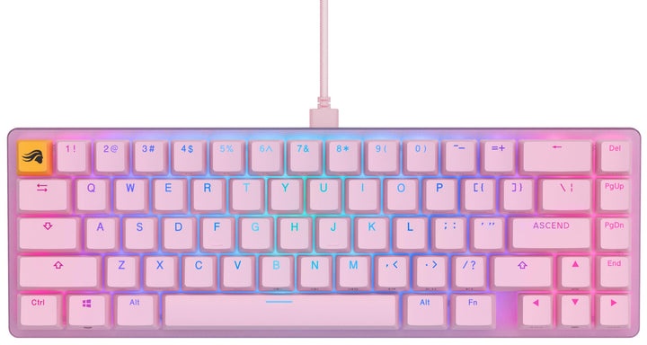 GLORIOUS Gaming GMMK 2 Compact (65%) - Mechanisches Gaming-Keyboard, Aluminiumrahmen, anpassbar, Dou