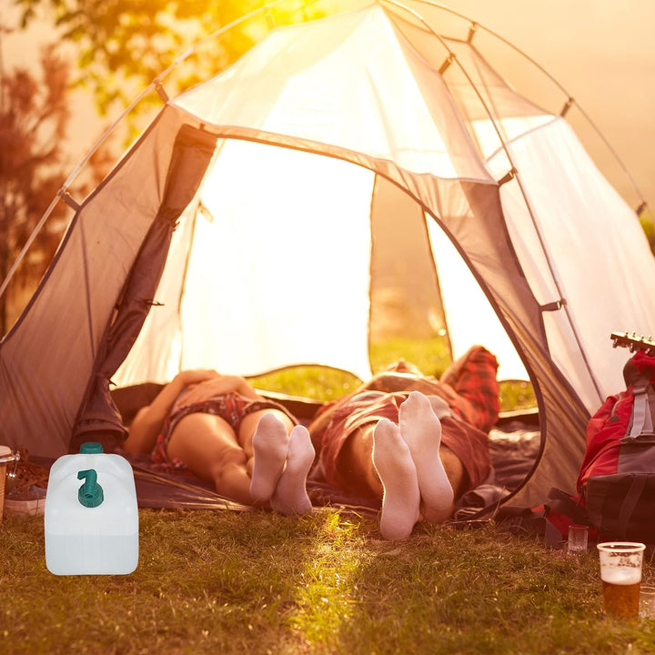 Relaxdays Wasserkanister mit Hahn, 25 Liter, Kunststoff bpa-frei, Weithals Deckel, Griff, Camping Ka