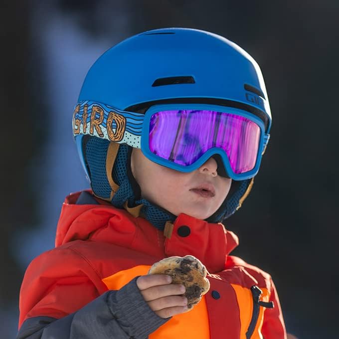 Giro Crue MIPS Kinder Skihelm - Snowboardhelm für Jugend, Kleinkind, Jungen & Mädchen Mattes, leucht