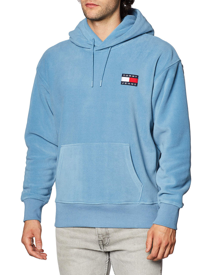 Tommy Jeans Polar Fleece Badge Hoodie - S