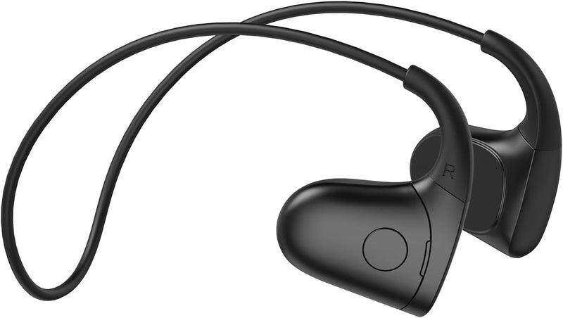 Smof Faltbarer Knochenleitungs-Kopfhörer-Offener drahtloser Bluetooth 5.3 Sport-Kopfhörer, schweiss-