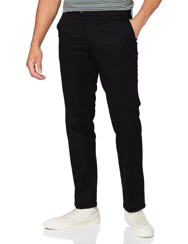 EUREX Herren Hose Jim Luxury Cotton Chino 33W / 30L Perma Black, 33W / 30L Perma Black